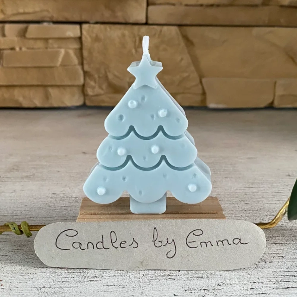 Vela Árbol de Navidad Liso – vista alternativa