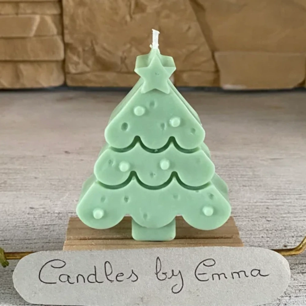 Vela Árbol de Navidad Liso – vista alternativa