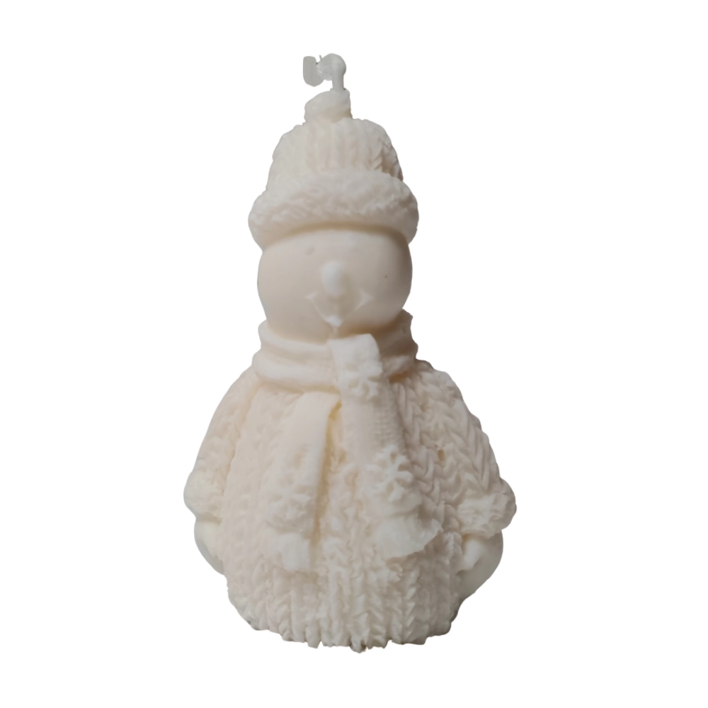 vela muneco de nieve