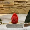 Vela piña roja