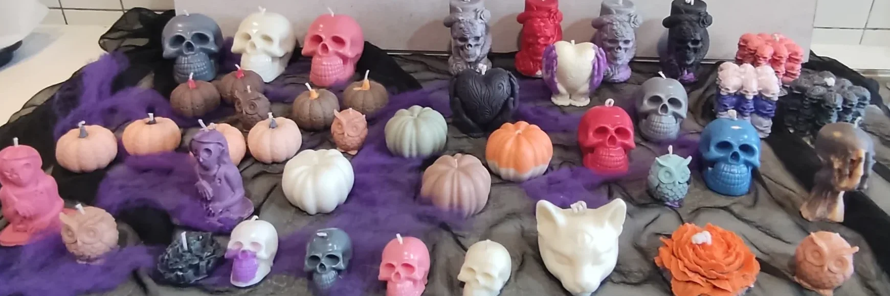 velas de Halloween