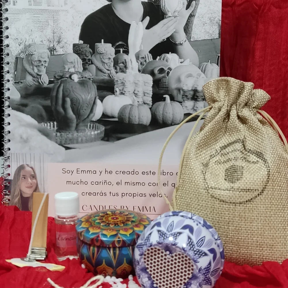 Libro + kit para hacer tus velas