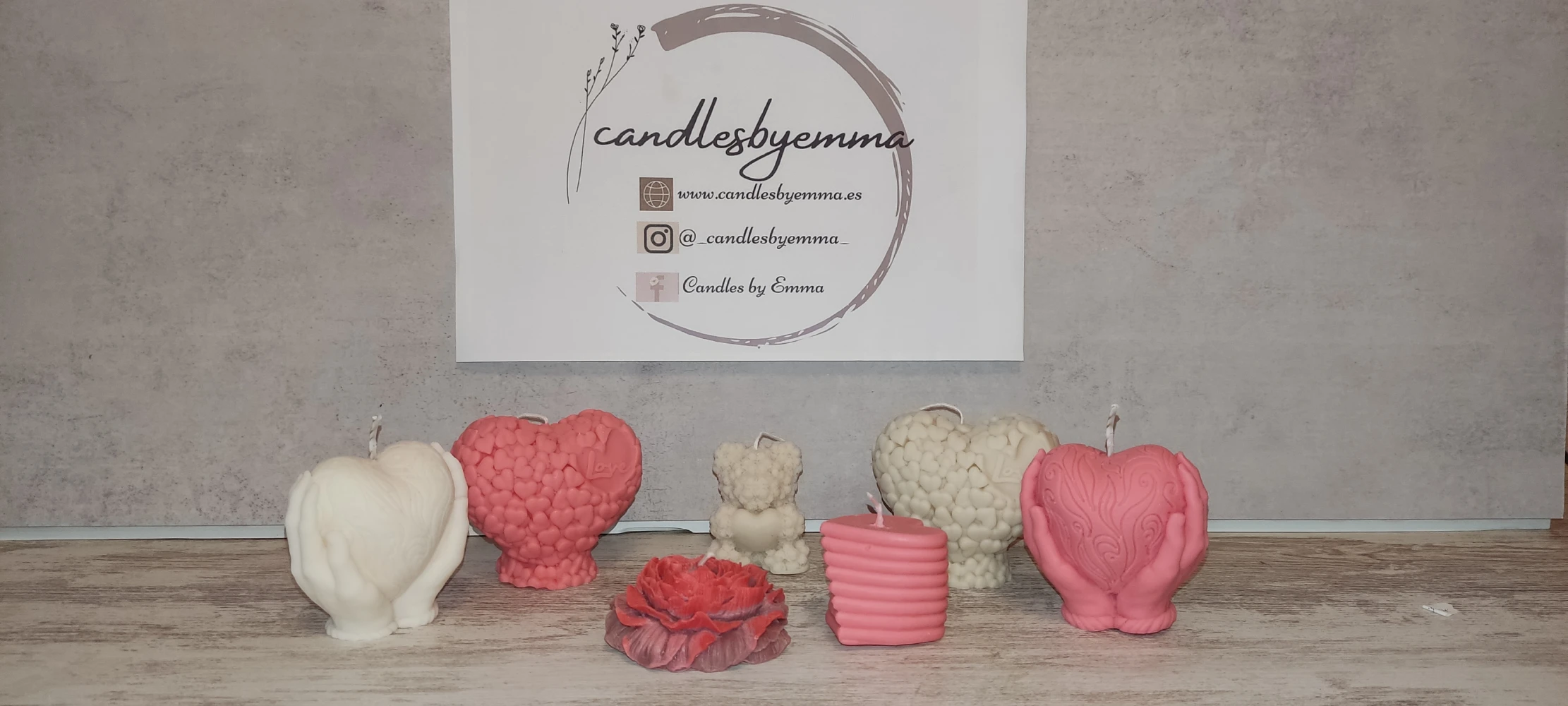 coleccion velas san valentin
