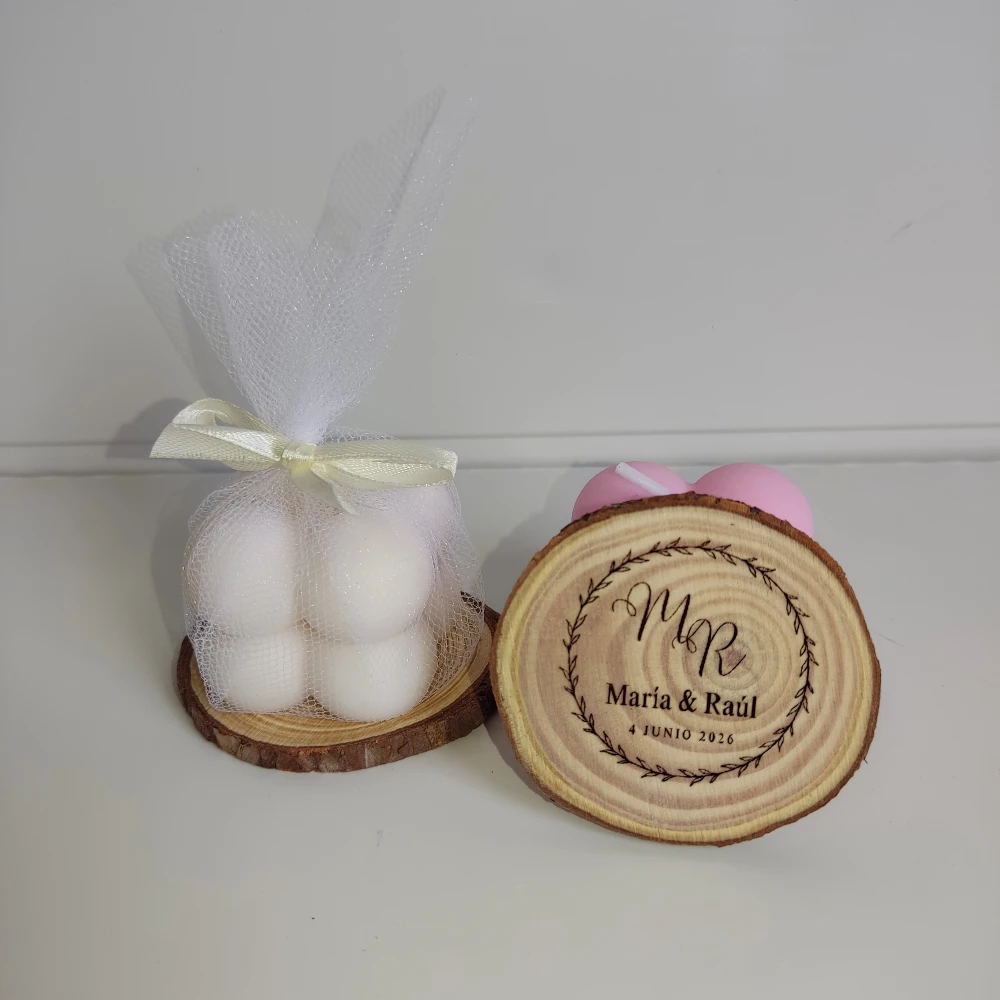 Vela mini bubble en tul