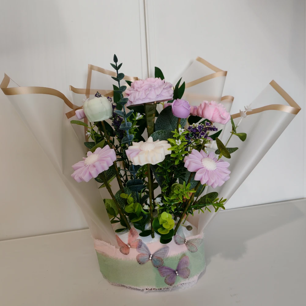 Ramo de flores de soja