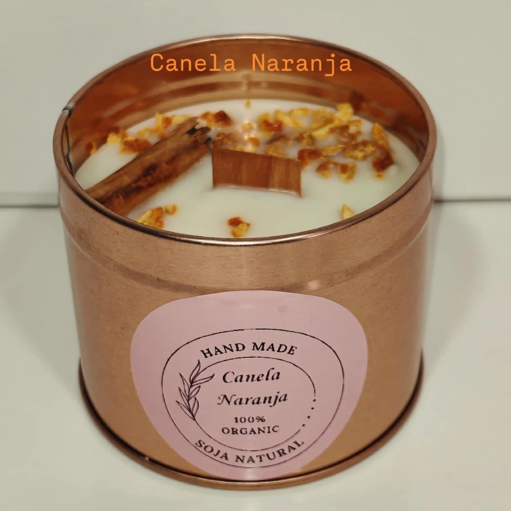 Vela aromatica canela y naranja