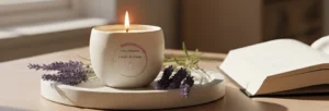 luz y aroma de las velas