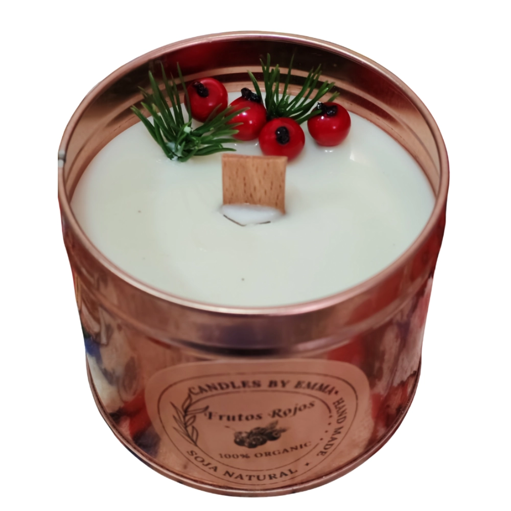 vela aromatica frutos rojos