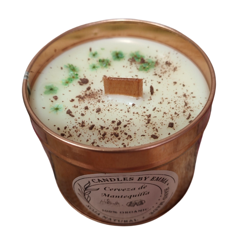 vela cerveza de mantequilla