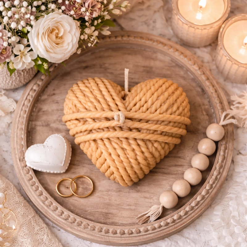 Vela Corazón Lanero – vista alternativa