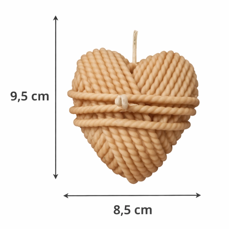 vela corazon lanero medidas