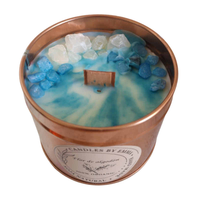 vela aromatica flor de algodon