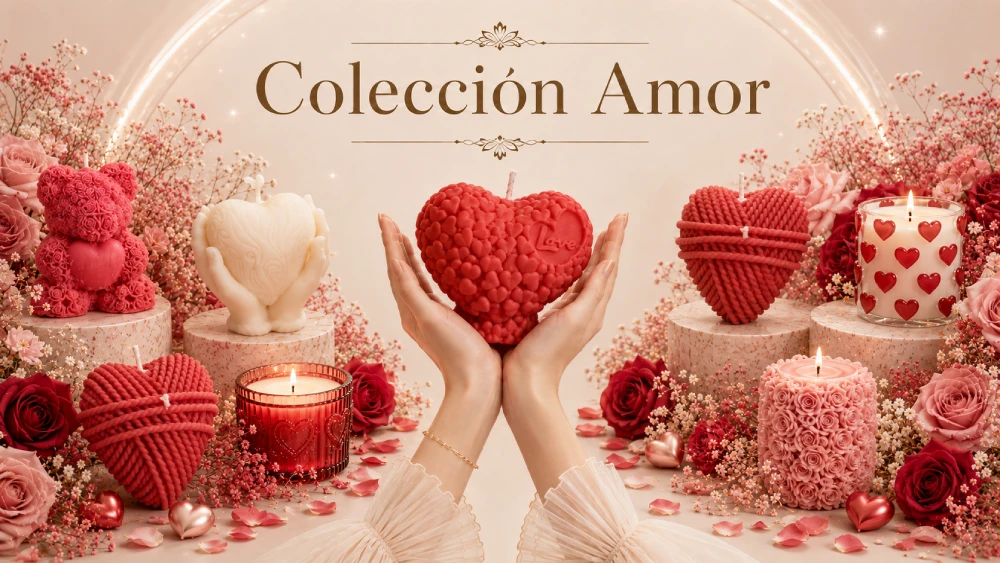 velas San Valentín