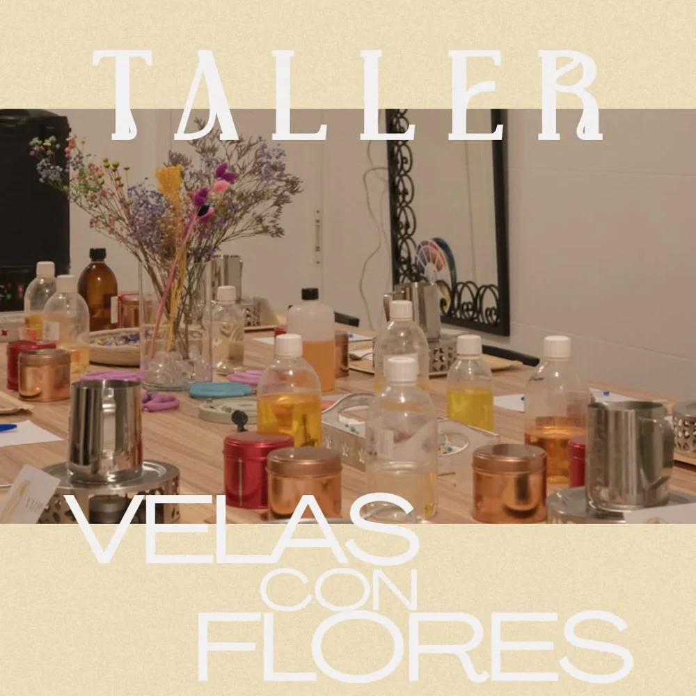 Taller de Velas con Flores en Vida Floristería, Torrevieja