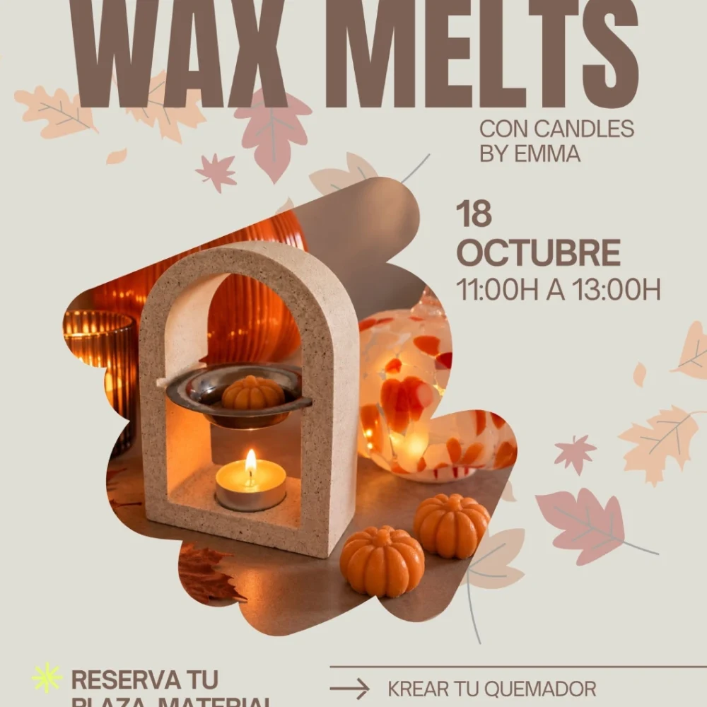 Taller de Wax Melts en Krea Talleres, Torrevieja